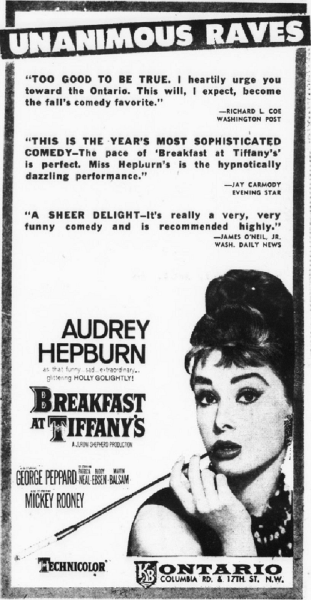 Breakfast at Tiffany's  - 1961